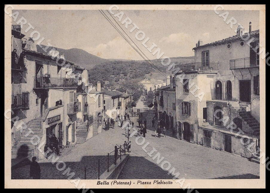 Potenza Bella Piazza Plebiscito FG cartolina GM1396 – fronte