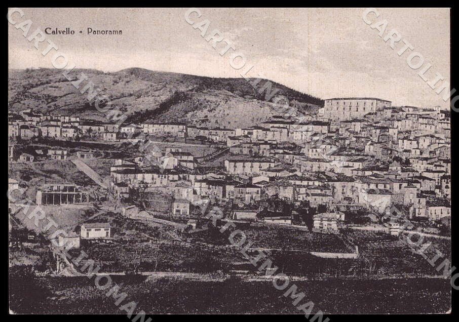 Potenza Calvello Panorama Alterocca FG cartolina GM1398 – fronte