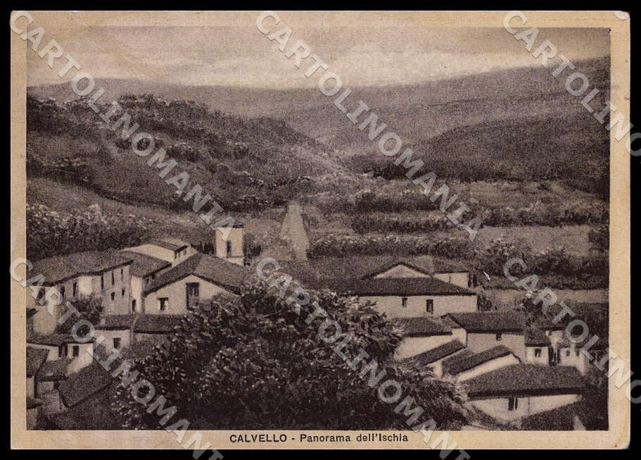 Potenza Calvello Panorama Ischia MACCHIA ABRASA FG cartolina GM1399 – fronte