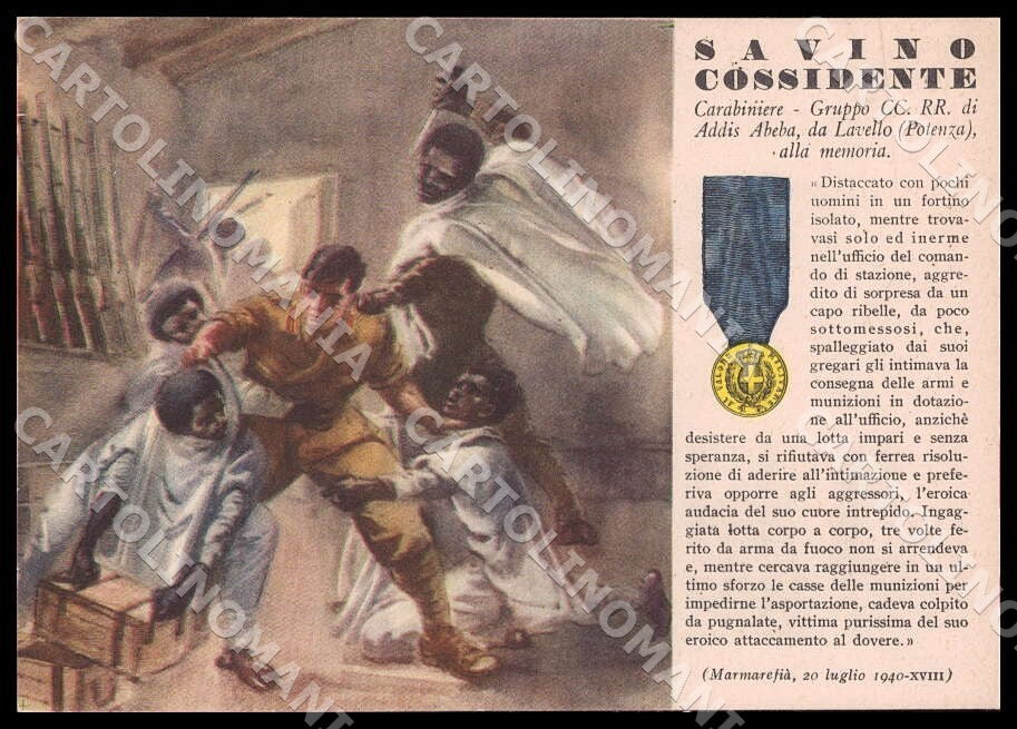Potenza Lavello Savino Cossidente Carabiniere Gruppo CC RR FG cartolina GM1406 – fronte