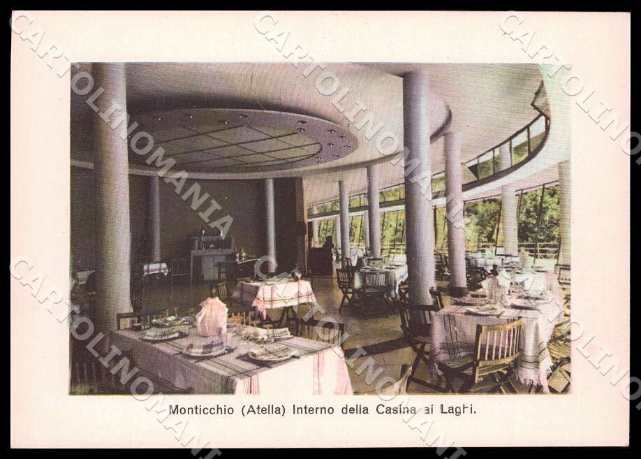 Potenza Atella Monticchio Interno Casina Laghi FG cartolina GM1411 – fronte
