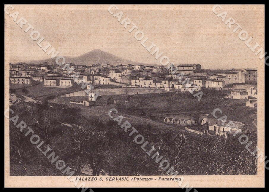 Potenza Palazzo San Gervasio Panorama FG cartolina GM1412 – fronte