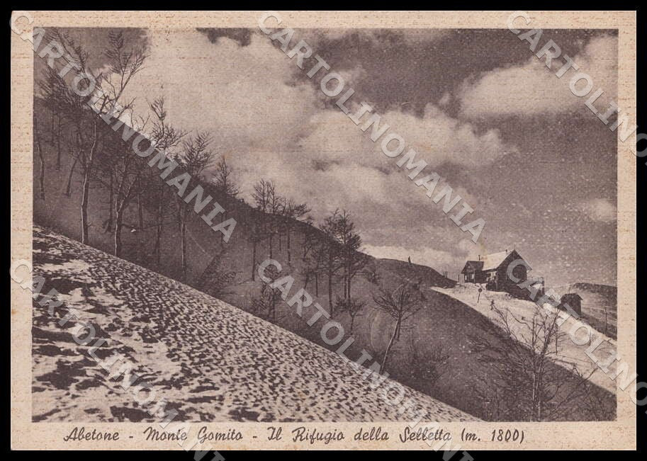 Pistoia Abetone Monte Gomito Rifugio Selletta Alterocca FG cartolina GM1414 – fronte