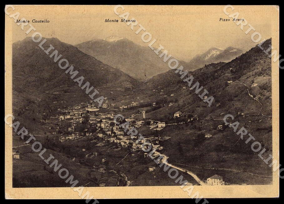 Bergamo Serina Monte Castello Monte Menna Pizzo Arera FG cartolina GM1415 – fronte