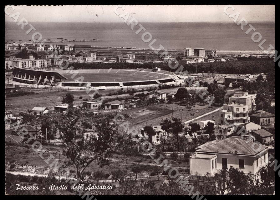 Pescara Città Stadio Adriatico FG Foto cartolina GM1420 – fronte