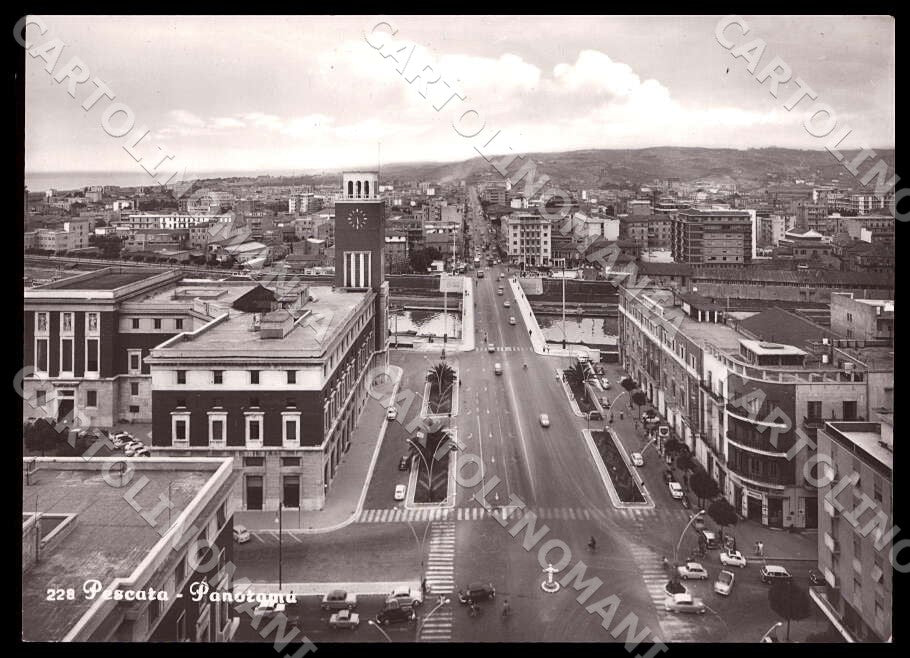 Pescara Città Panorama Alterocca Auto FG Foto cartolina GM1423 – fronte