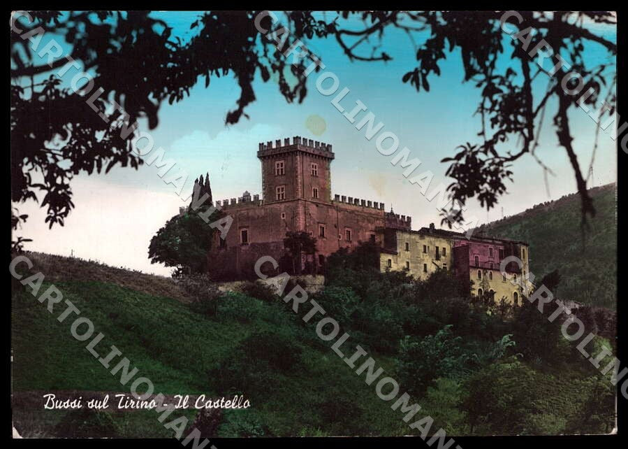 Pescara Bussi sul Tirino Castello MACCHIE FG Foto cartolina GM1434 – fronte