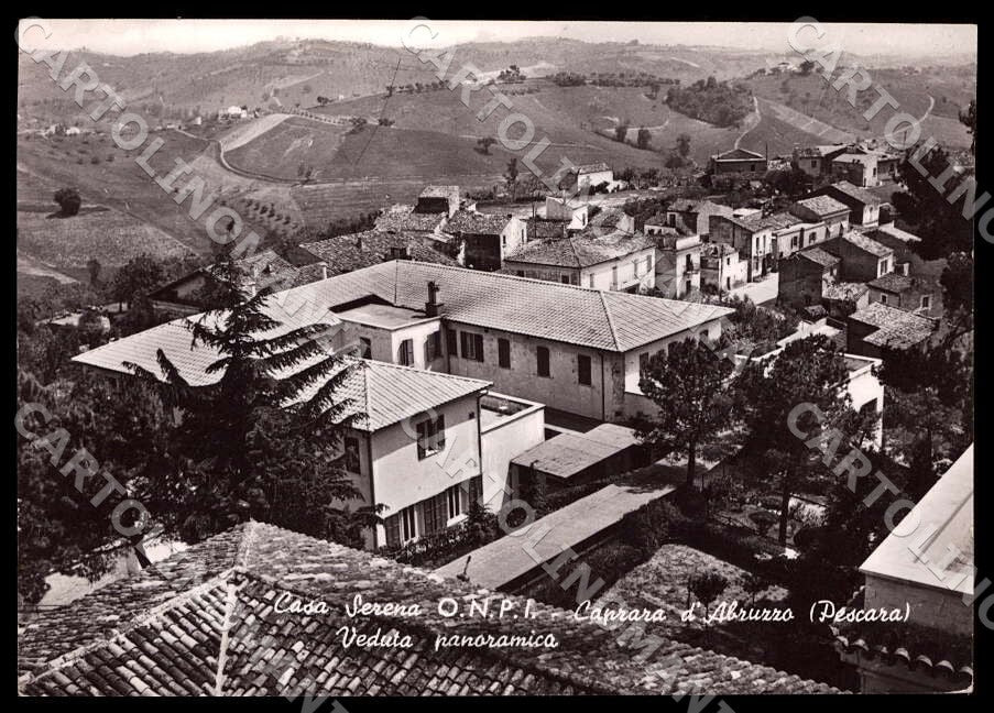 Pescara Caprara d'Abruzzo Casa Serena Veduta panoramica FG Foto cartolina GM1435 – fronte