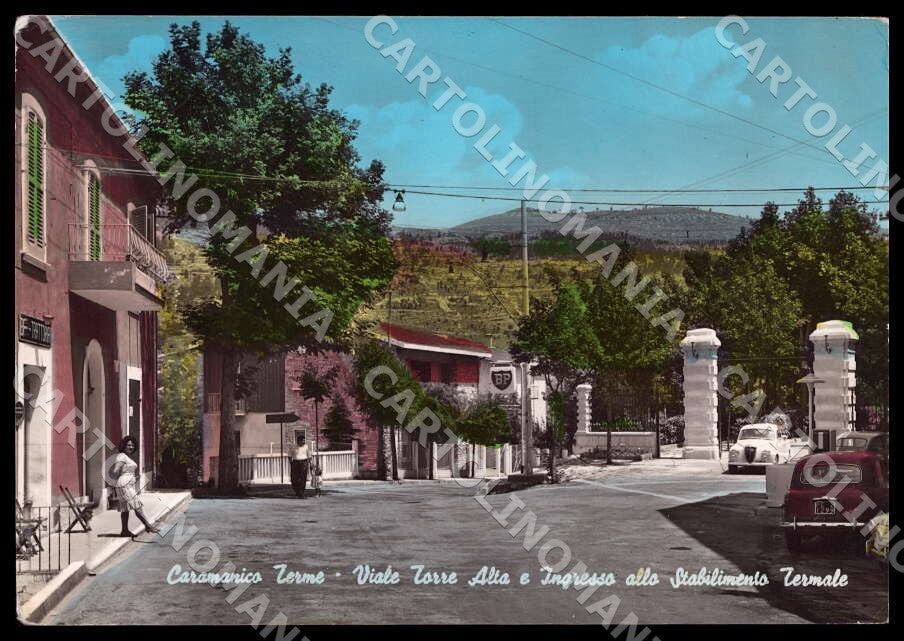 Pescara Caramanico Terme Viale Torre Alta Ingresso FG Foto cartolina GM1444 – fronte