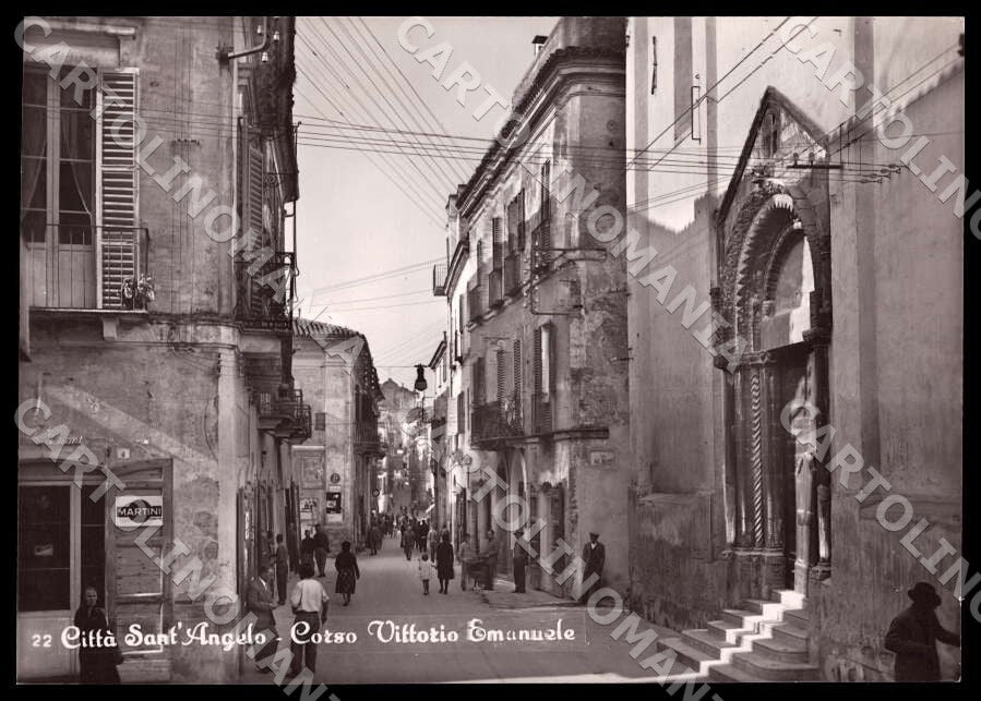 Pescara Città Sant'Angelo Corso Vittorio Emanuele FG Foto cartolina GM1452 – fronte