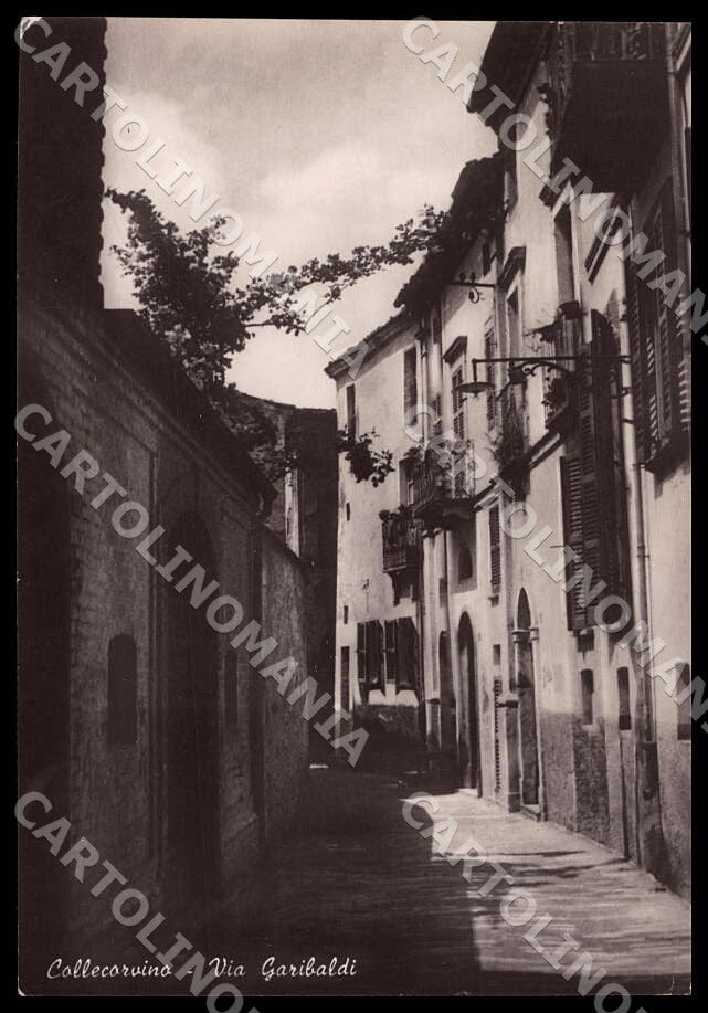 Pescara Collecorvino Via Garibaldi FG Foto cartolina GM1456 – fronte