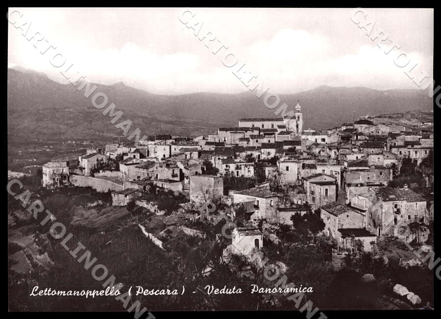 Pescara Lettomanoppello Veduta Panoramica FG Foto cartolina GM1459 – fronte