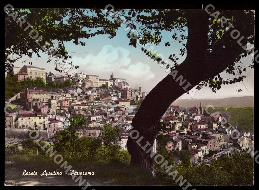 Pescara Loreto Aprutino Panorama FG Foto cartolina GM1460 – fronte
