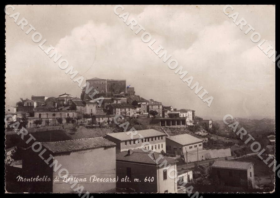 Pescara Montebello di Bertona FG Foto cartolina GM1467 – fronte