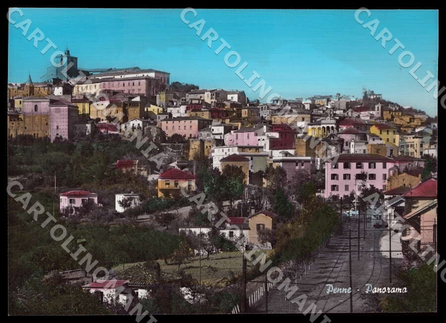 Pescara Penne Panorama FG Foto cartolina GM1484 – fronte