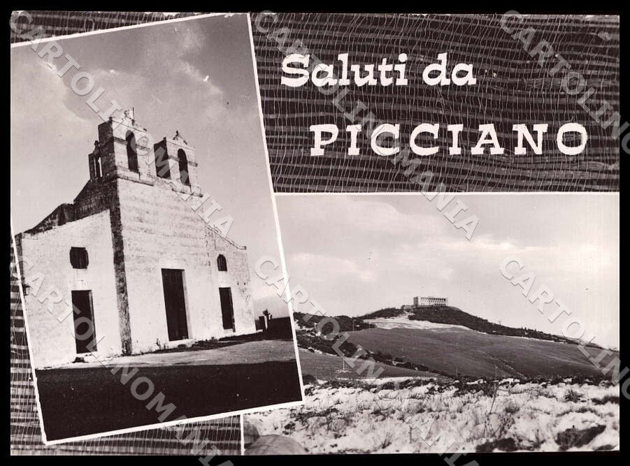 Pescara Picciano Saluti da FG Foto cartolina GM1492 – fronte