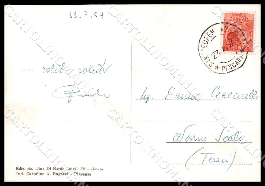 Pescara Sant'Eufemia a Maiella Panorama FG Foto cartolina GM1498 – retro