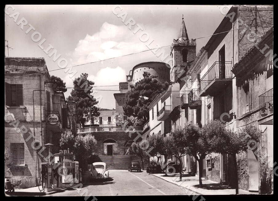 Pescara Spoltore Borgo Santa Lucia Distributore Vespa FG Foto cartolina GM1500 – fronte