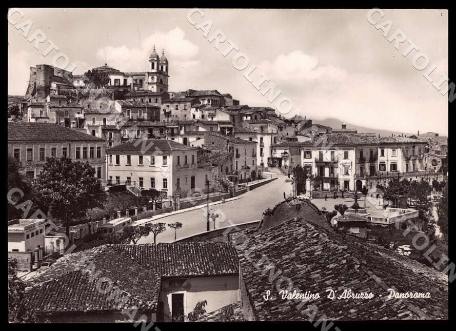 Pescara San Valentino in Abruzzo Citeriore PIEGHINA FG Foto cartolina GM1503 - fronte