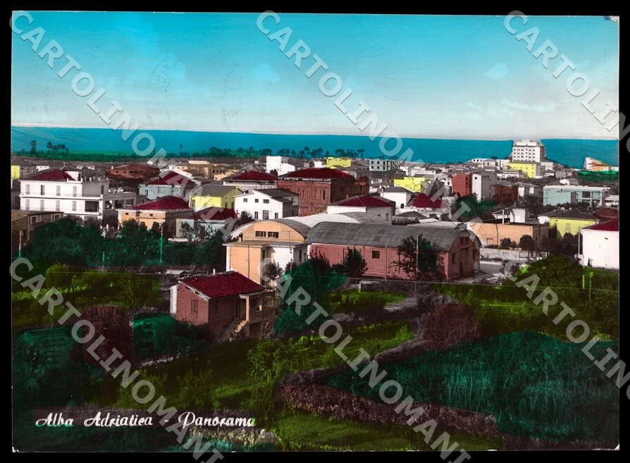 Teramo Alba Adriatica Panorama FG Foto cartolina GM1528 – fronte