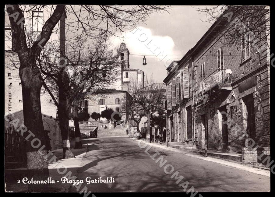 Teramo Colonnella Piazza Garibaldi FG Foto cartolina GM1533 – fronte