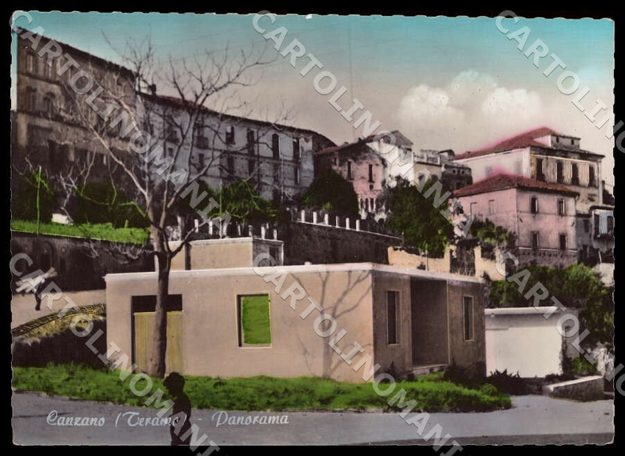Teramo Canzano Panorama FG Foto cartolina GM1538 – fronte