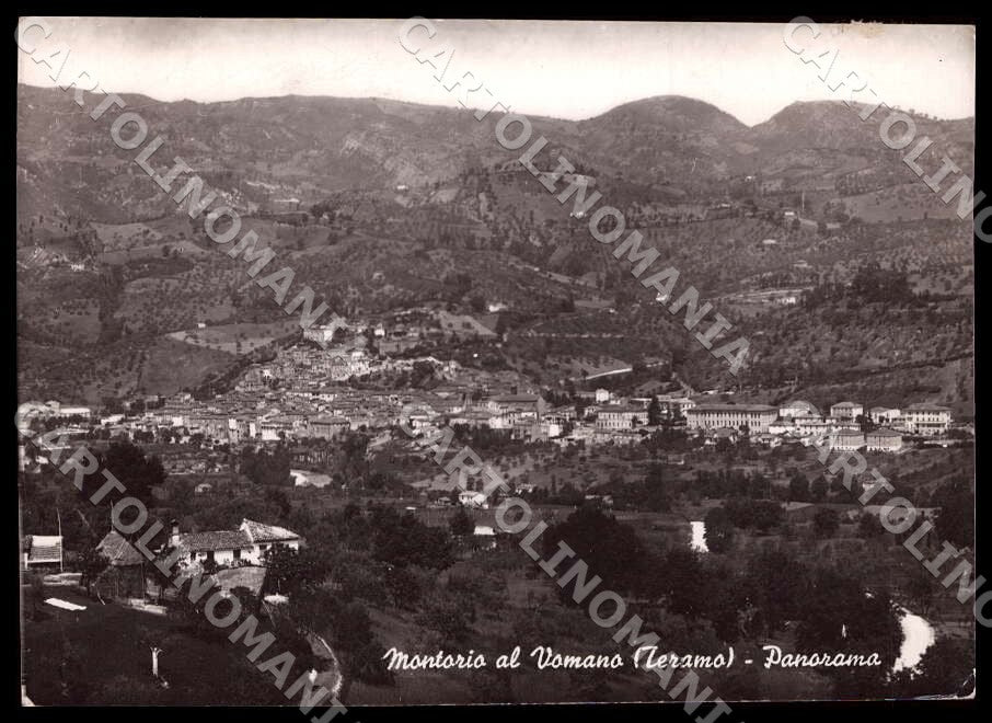 Teramo Montorio al Vomano Panorama COLLA FG Foto cartolina GM1561 – fronte