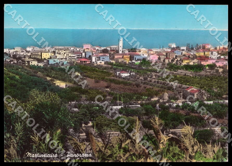 Teramo Martinsicuro Panorama Alterocca STRAPPINO FG Foto cartolina GM1563 – fronte