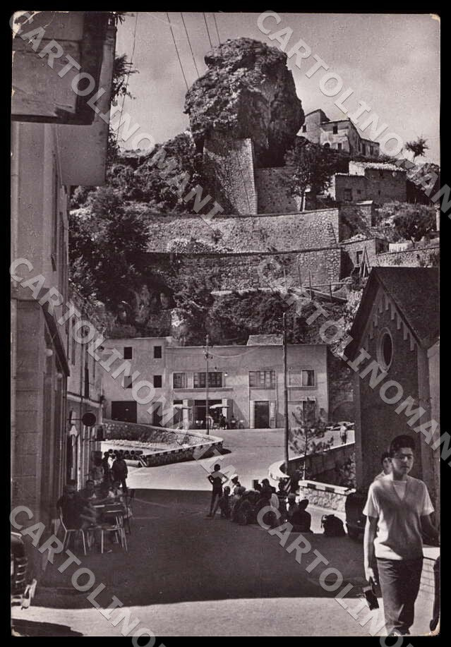 Teramo Pietracamela Vena Grande Piazza Cola PIEGHINE FG Foto cartolina GM1572 – fronte
