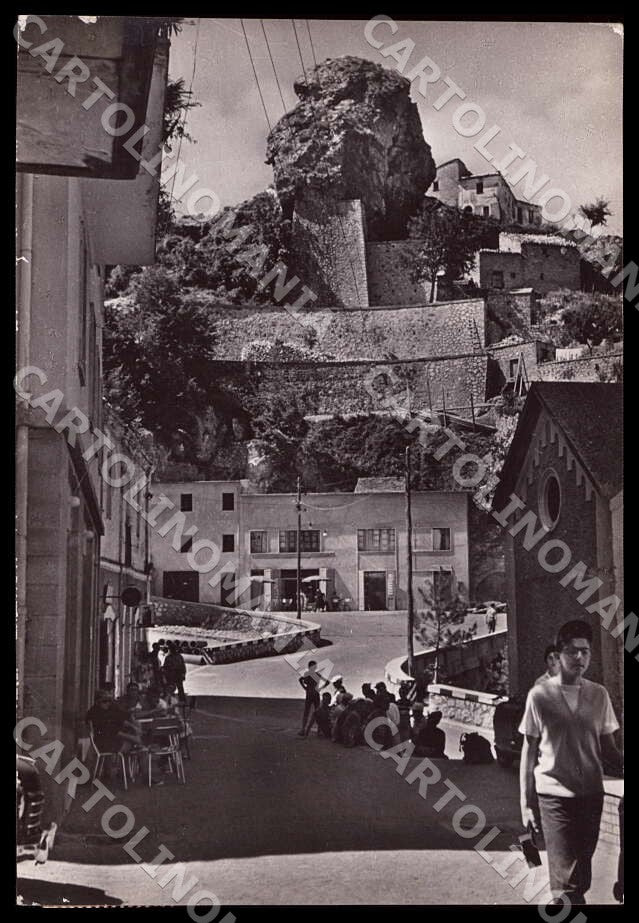 Teramo Pietracamela Vena Grande Piazza Cola Rienzo Bar FG Foto cartolina GM1574 – fronte