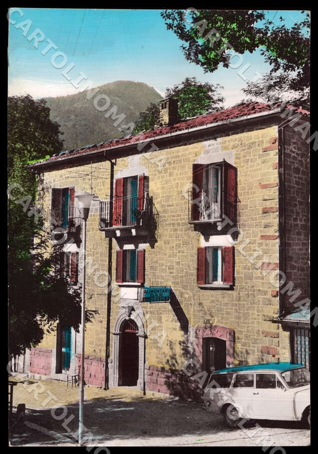 Teramo Padula di Cortino Albergo Gorzano Auto PIEGHINE FG Foto cartolina GM1579 – fronte