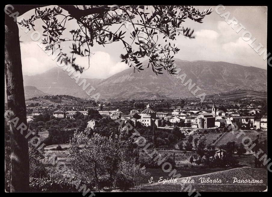 Teramo Sant'Egidio alla Vibrata Panorama Alterocca FG Foto cartolina GM1584 – fronte