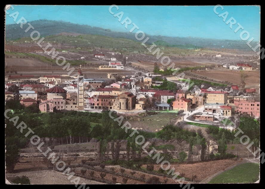 Teramo Sant'Egidio alla Vibrata Panorama PIEGHE FG Foto cartolina GM1586 – fronte