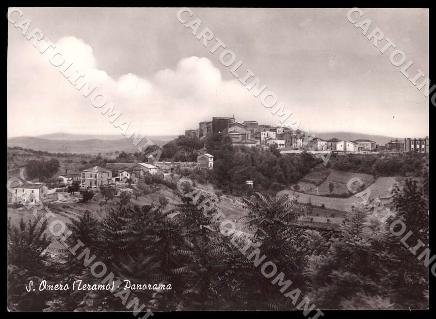 Teramo Sant'Omero Panorama FG Foto cartolina GM1592 – fronte