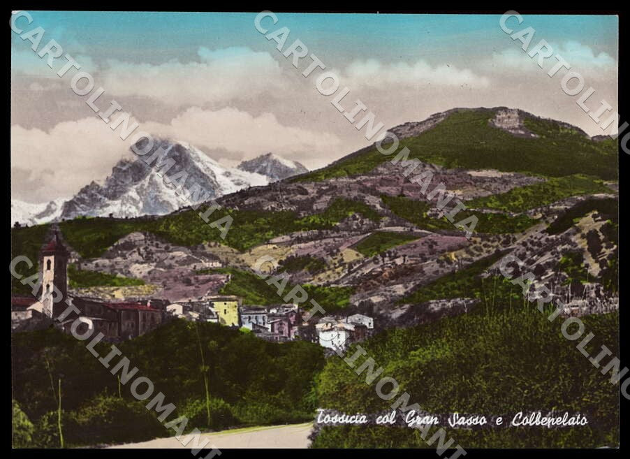 Teramo Tossicia Gran Sasso Collepelato Alterocca FG Foto cartolina GM1599 – fronte