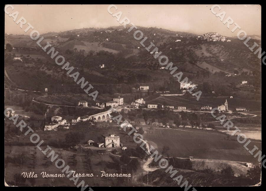 Teramo Villa Vomano Panorama FG Foto cartolina GM1601 – fronte