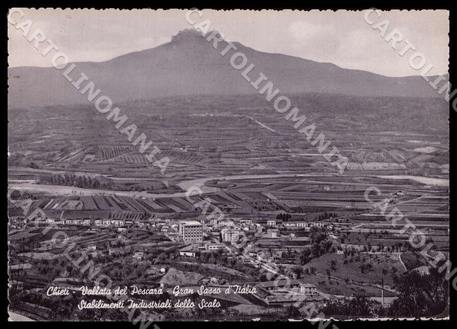 Chieti Città Vallata Pescara Gran Sasso Italia FG Foto cartolina GM1606 – fronte