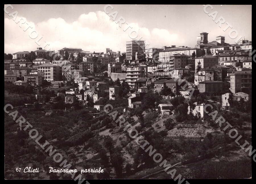 Chieti Città Panorama parziale FG Foto cartolina GM1610 – fronte