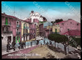 Chieti Altino Piazza San Rocco Auto Vespa Piaggio FG Foto cartolina GM1616 – fronte