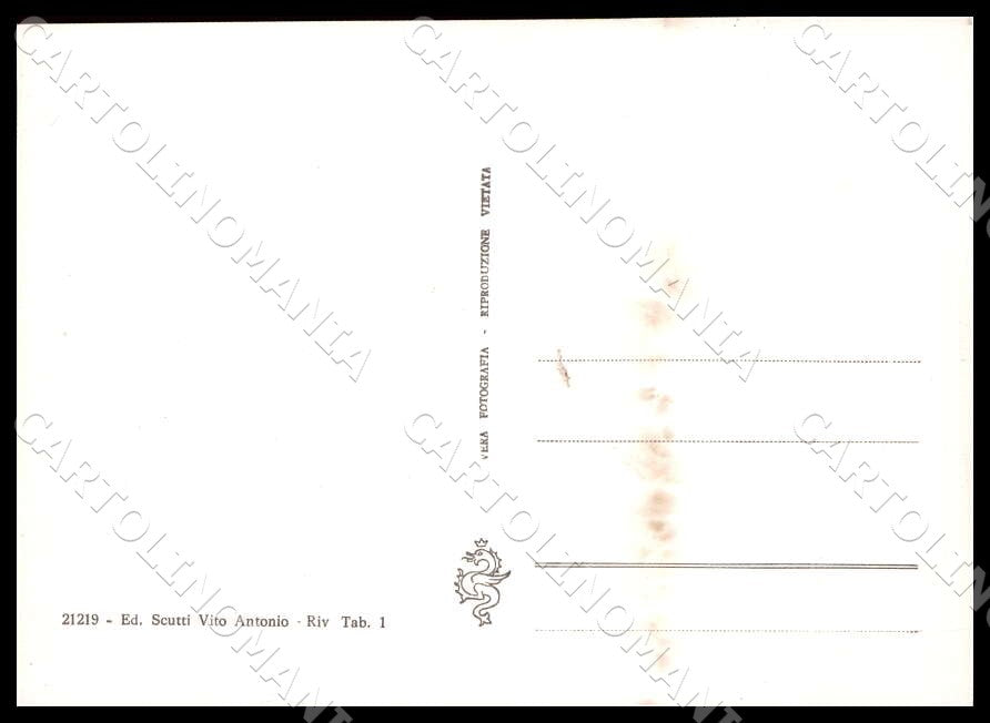 Chieti Altino Piazza San Rocco Auto Vespa Piaggio FG Foto cartolina GM1616 – retro