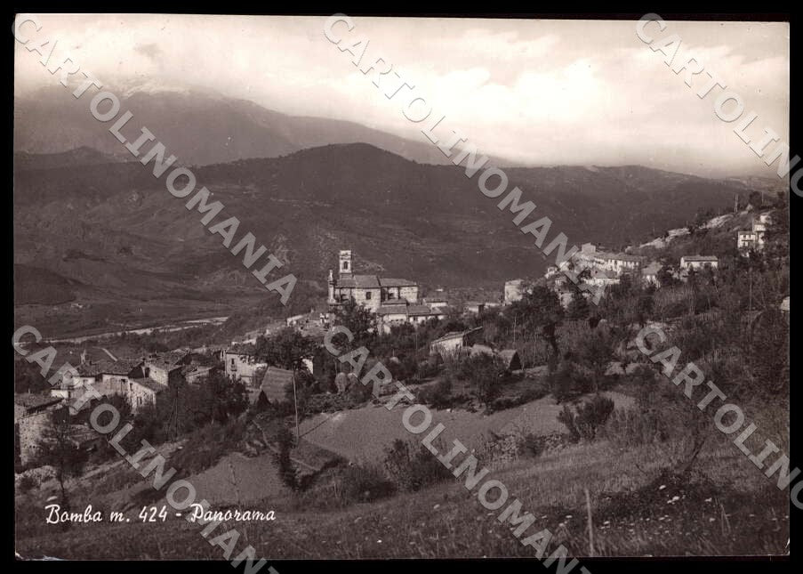 Chieti Bomba Panorama FG Foto cartolina GM1625 – fronte