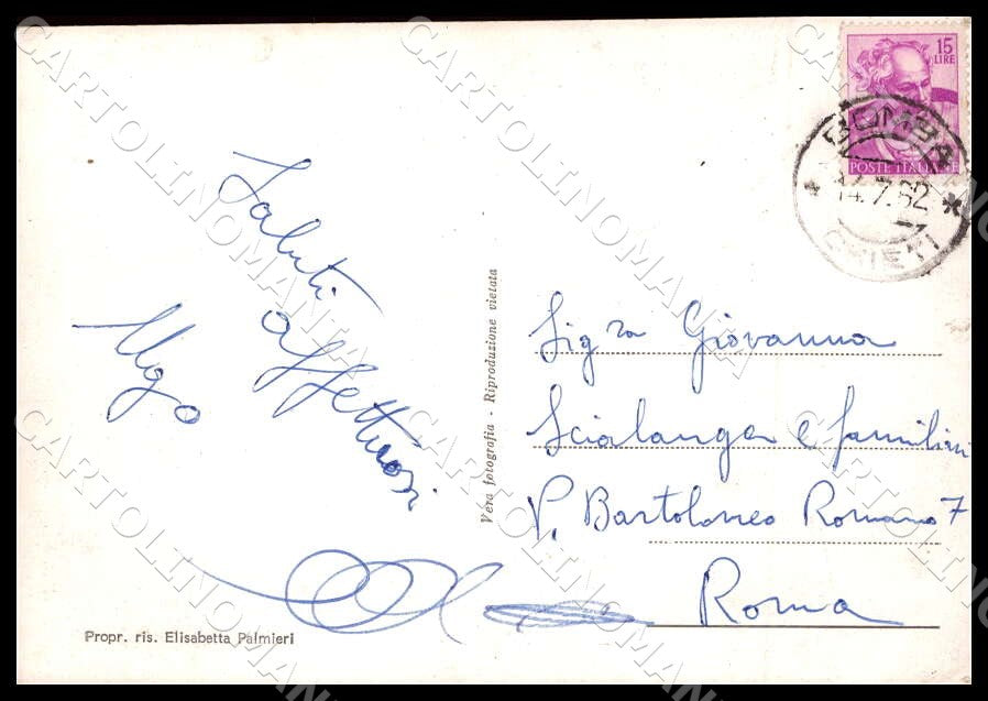 Chieti Bomba Panorama FG Foto cartolina GM1625 – retro