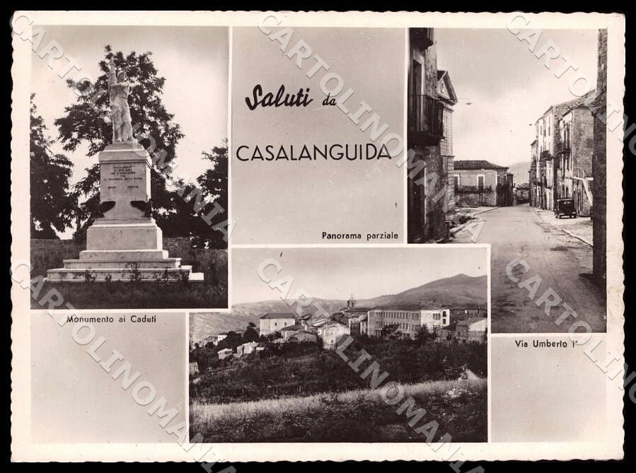 Chieti Casalanguida Saluti da Monumento Caduti Panorama FG Foto cartolina GM1630 – fronte