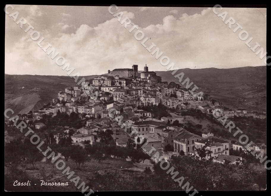 Chieti Casoli Panorama PIEGHINA FG Foto cartolina GM1634 – fronte