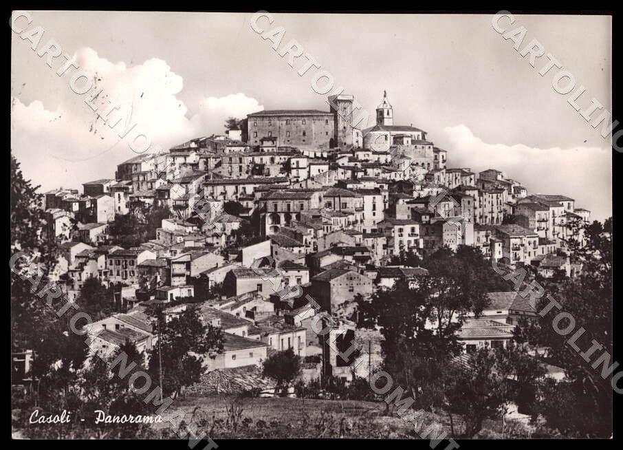 Chieti Casoli Panorama PIEGHINA FG Foto cartolina GM1636 – fronte