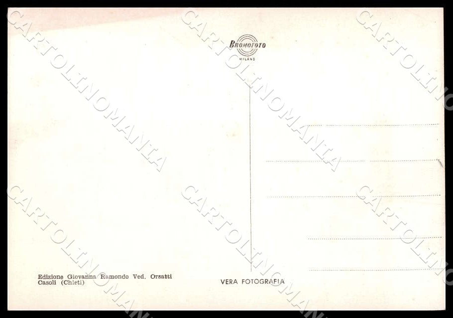 Chieti Casoli Costumi Abruzzo FG Foto cartolina GM1638 – retro