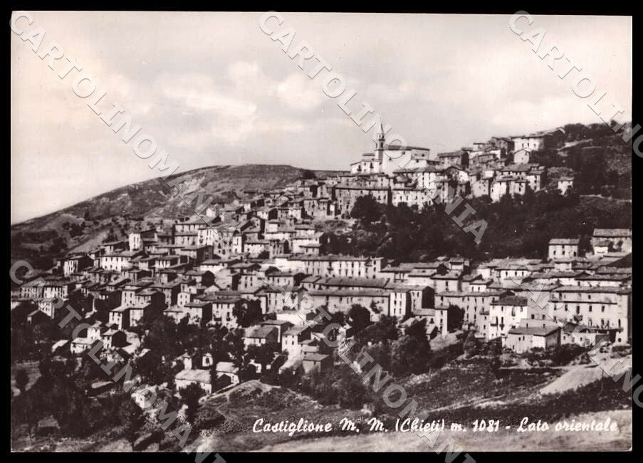 Chieti Castiglione Messer Marino Lato orientale FG Foto cartolina GM1648 – fronte