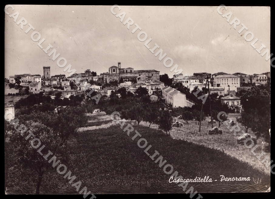Chieti Casacanditella Panorama ABRASA FG Foto cartolina GM1650 – fronte