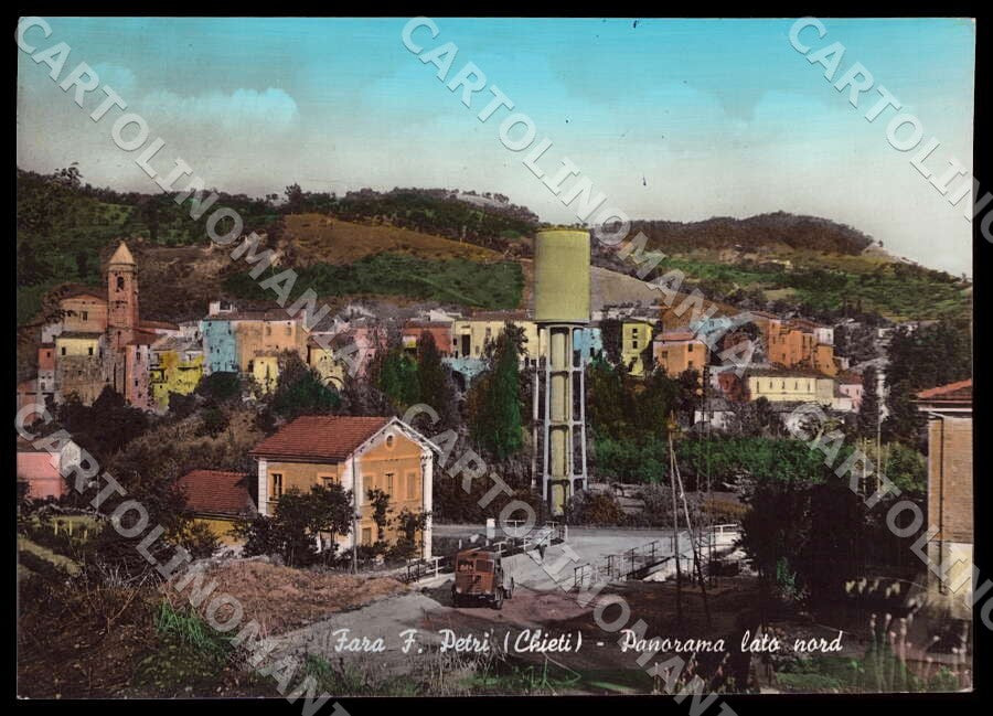 Chieti Fara Filiorum Petri Panorama lato nord Alterocca FG Foto cartolina GM1659 – fronte