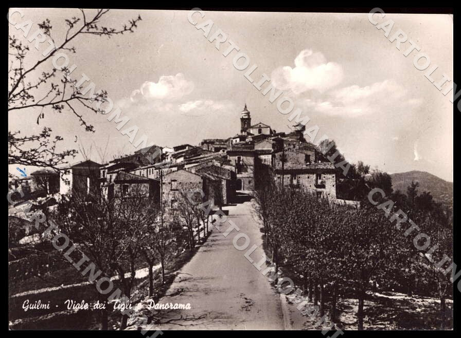Chieti Guilmi Viale Tigli Panorama FG Foto cartolina GM1679 – fronte